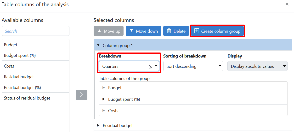 AnalysisSettings