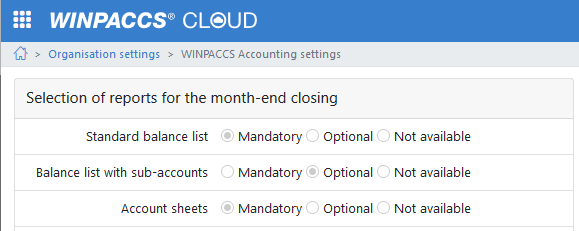 SelectMonthEndClosingReports